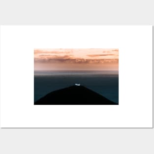 Lonely House by the Sea during Sunset - Landscape Photography Posters and Art